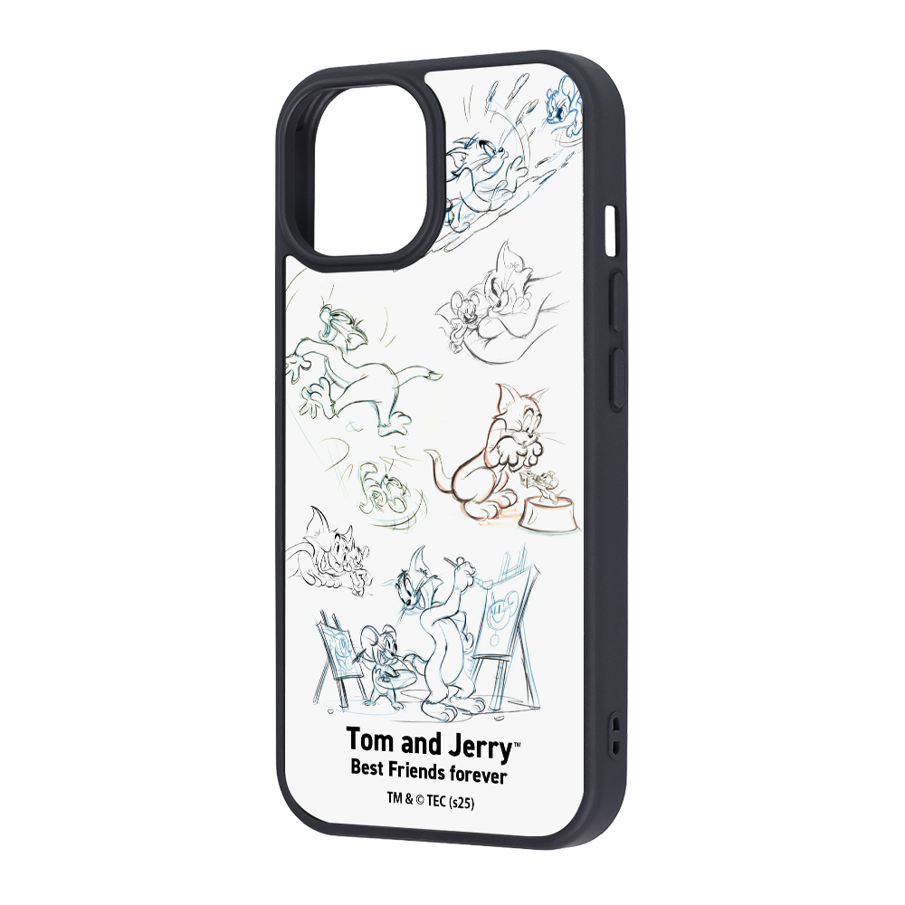 iPhone 15/14/13 / トムとジェリー / maru 衝撃吸収 バンパー ハイブリッドケース / トムとジェリー_ヴィンテージ