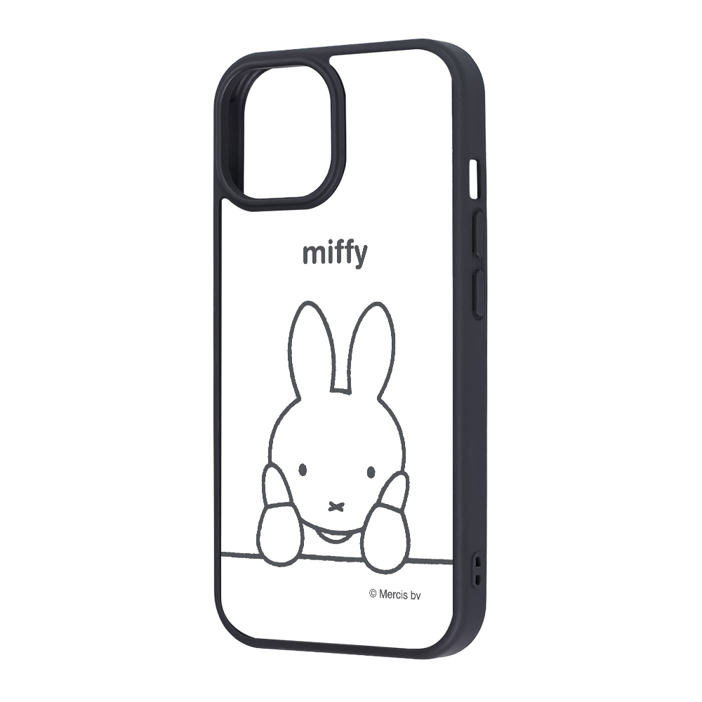 iPhone 15/14/13 / ミッフィー / maru 衝撃吸収 バンパー ハイブリッドケース / ミッフィー/スタンダード