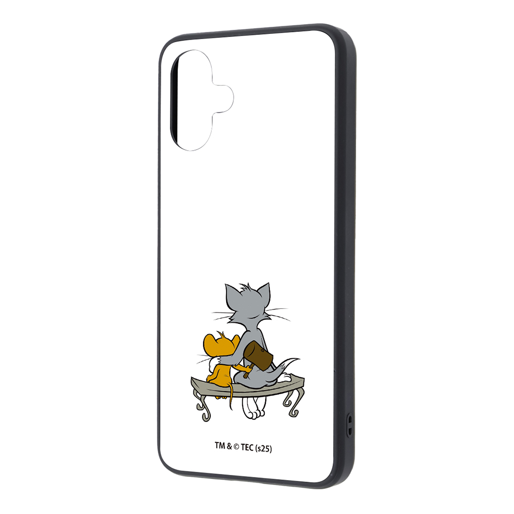 Galaxy A25 5G トムとジェリー / maru 衝撃吸収 バンパー ハイブリッドケース/ハンマー_3