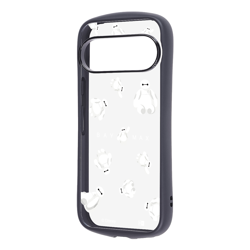 Google Pixel 10/10 Pro / ディズニー Pufful 耐衝撃 ハイブリッドケース / ベイマックス_ふわふわ2