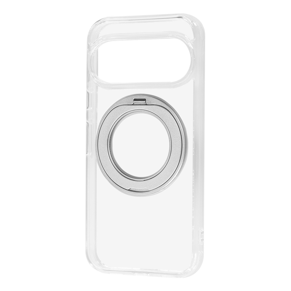 Google Pixel 11/11Pro / ハイブリッド タフケース 5H リングスタンド付き / クリア