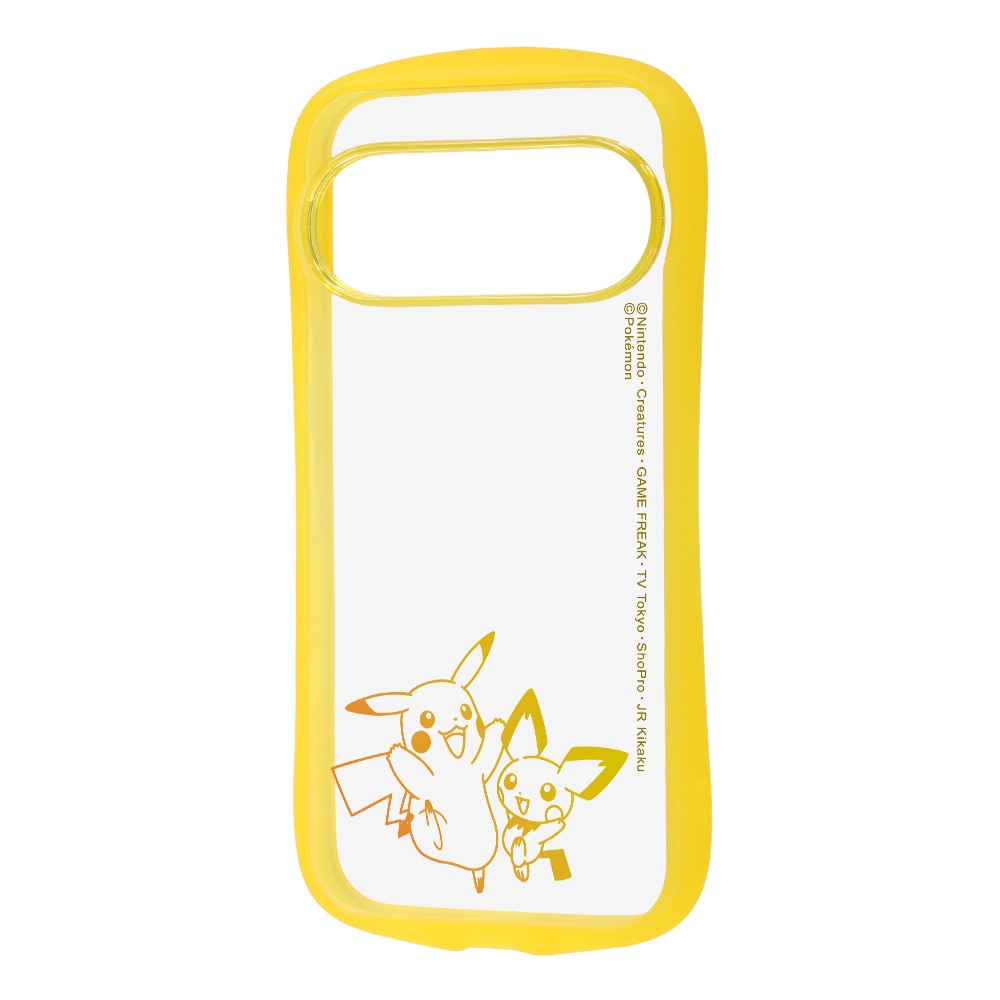 Google Pixel 11/11Pro / ポケットモンスター / Puffull 衝撃吸収 バンパー ハイブリッドケース / ピカチュウとピチュー