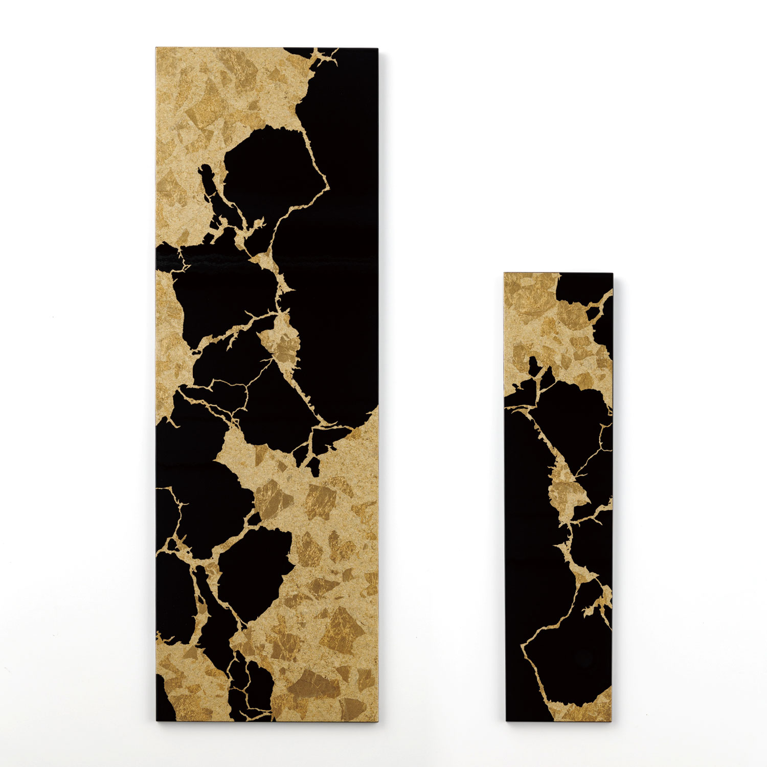 《受注生産》 アートパネル 金継ぎ 黒