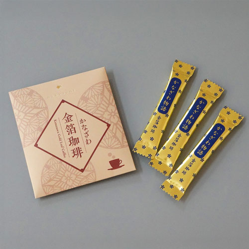 かなざわ 金箔珈琲 レター