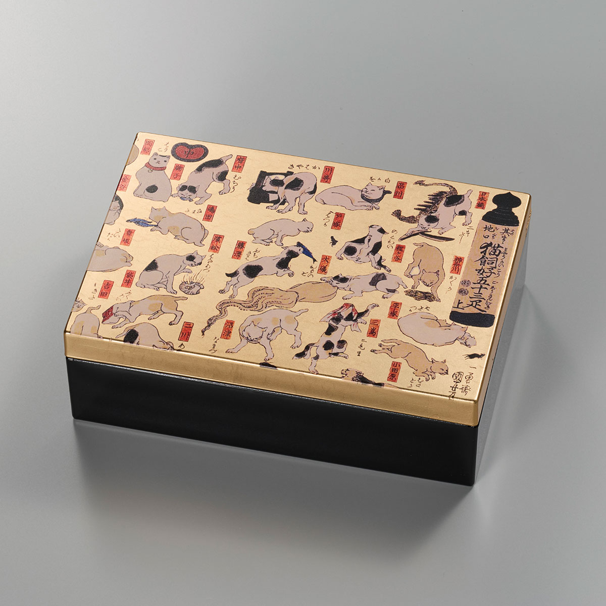 箔名画　アクセサリーボックス　みゃう