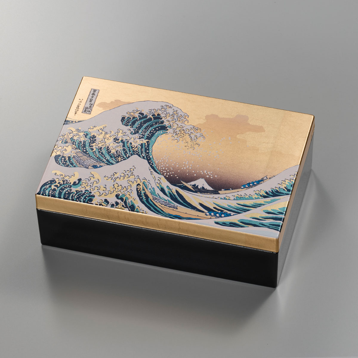 箔一 HAKUICHI　手許箱　雲錦柄文庫 金沢箔 ☆金沢.金銀箔工芸 HAKUICHI 手許箱 雲錦柄桜、紅葉柄 文庫 金沢
