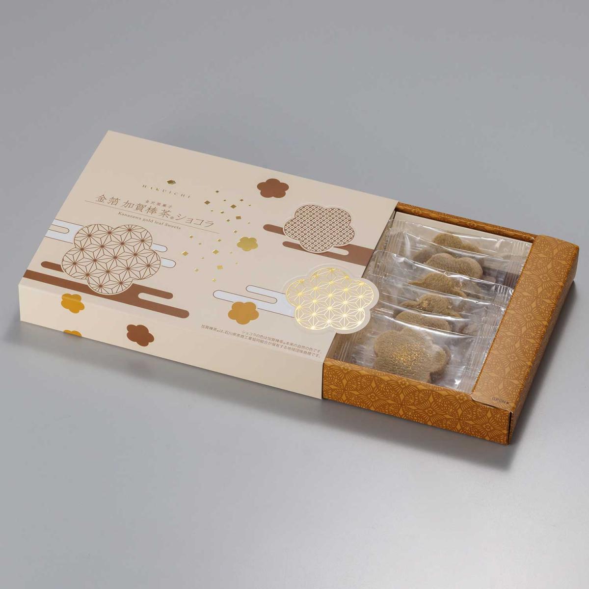 金沢箔菓子 金箔加賀棒茶ショコラ