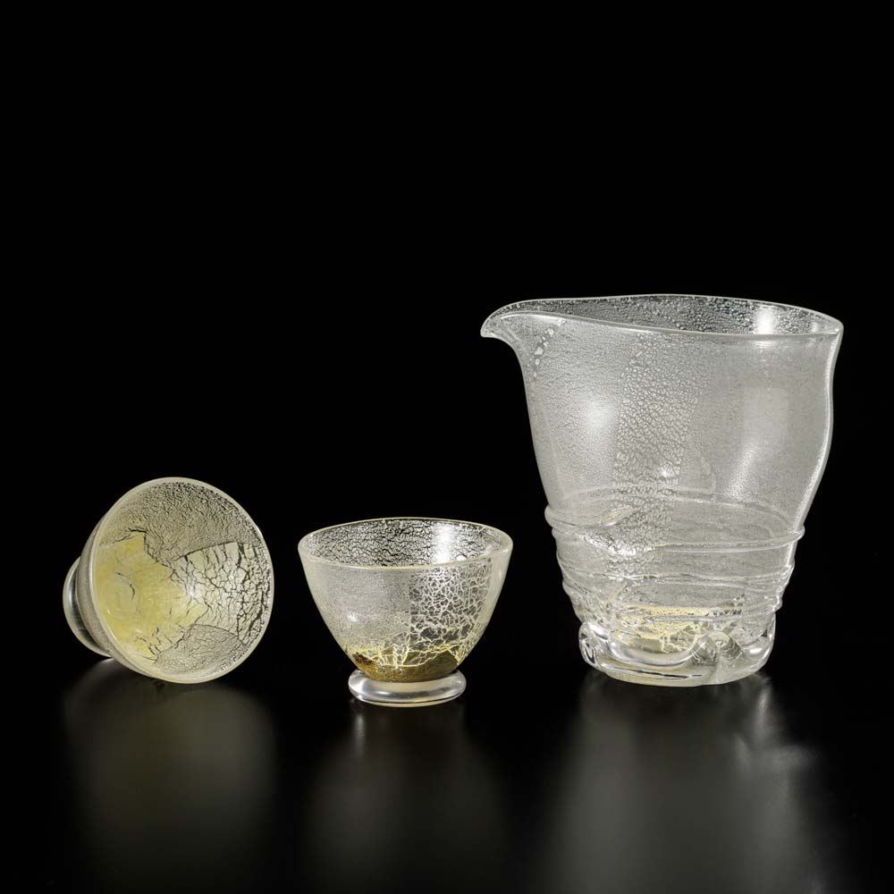 彩華　酒器セット(銀)【区分B】