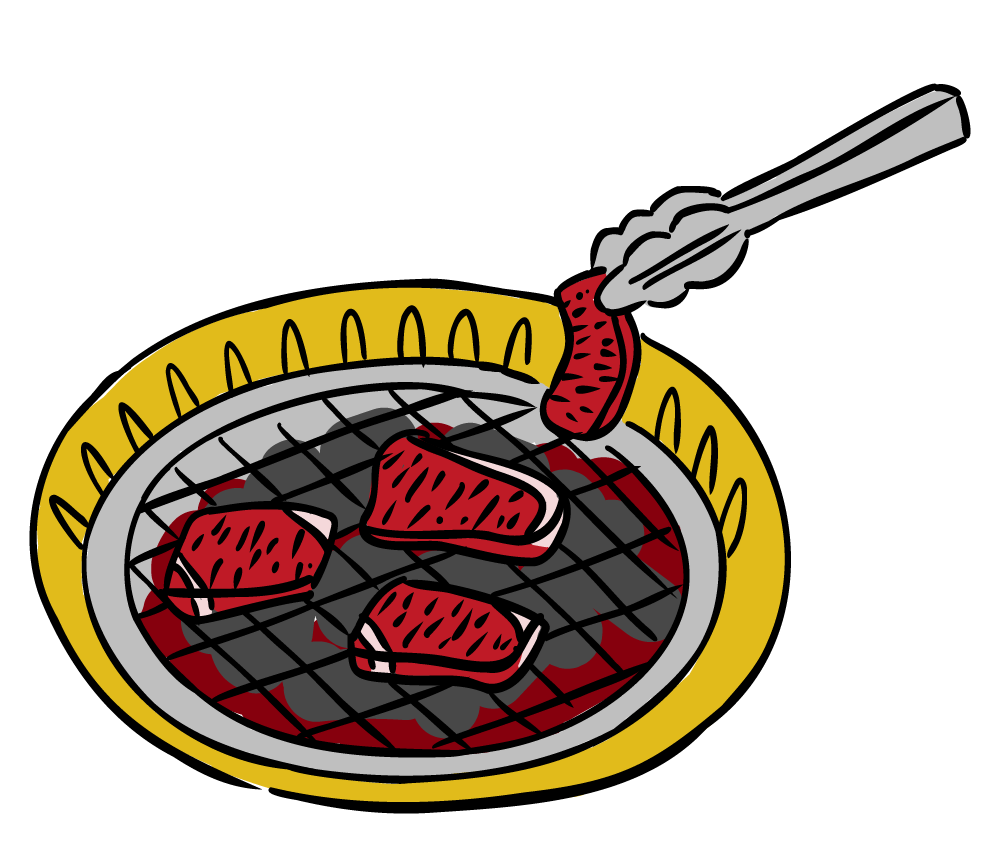 焼肉店イラスト