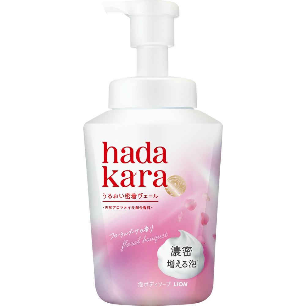 ハダカラモイストボディケアソープ泡タイプフローラルブーケの香り本体