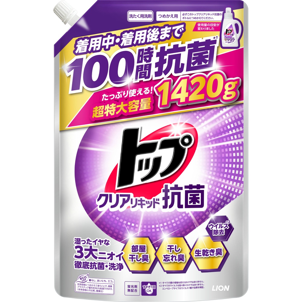 トップクリアリキッド抗菌つめかえ用