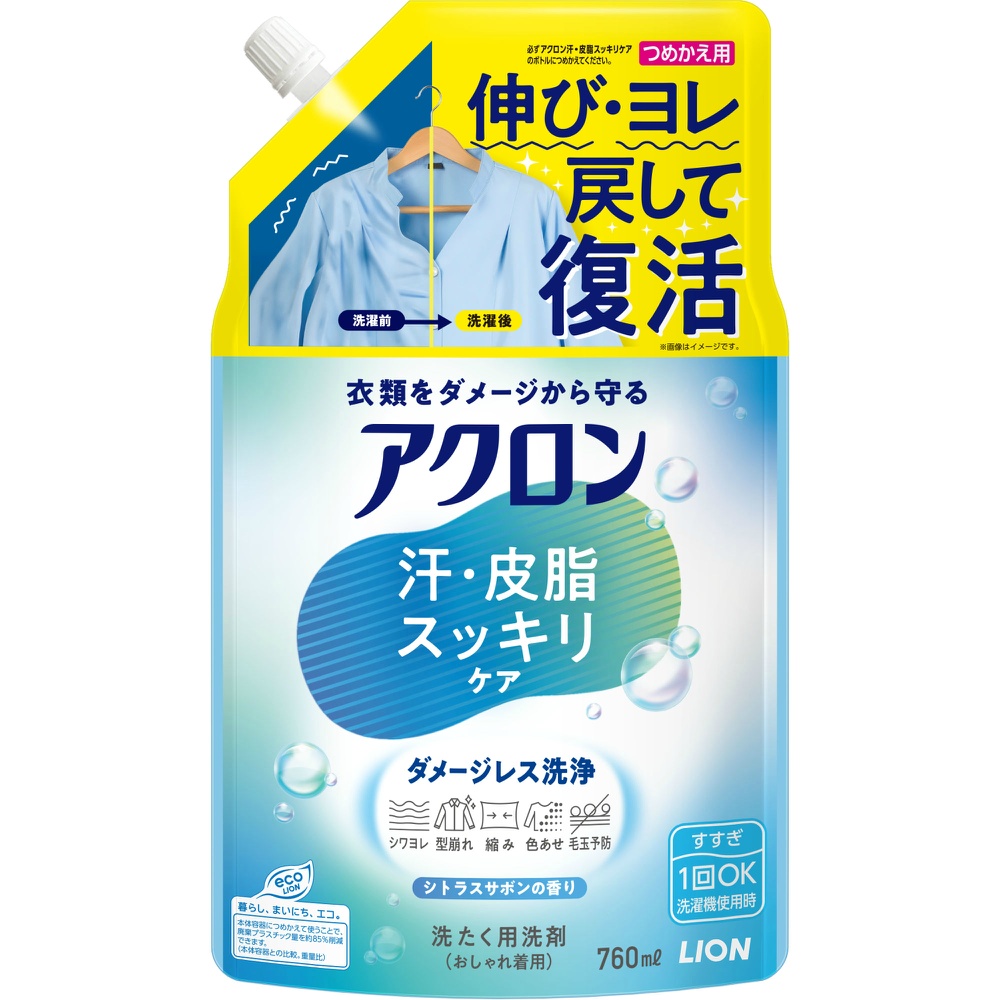 アクロン汗皮脂スッキリケアつめかえ用大
