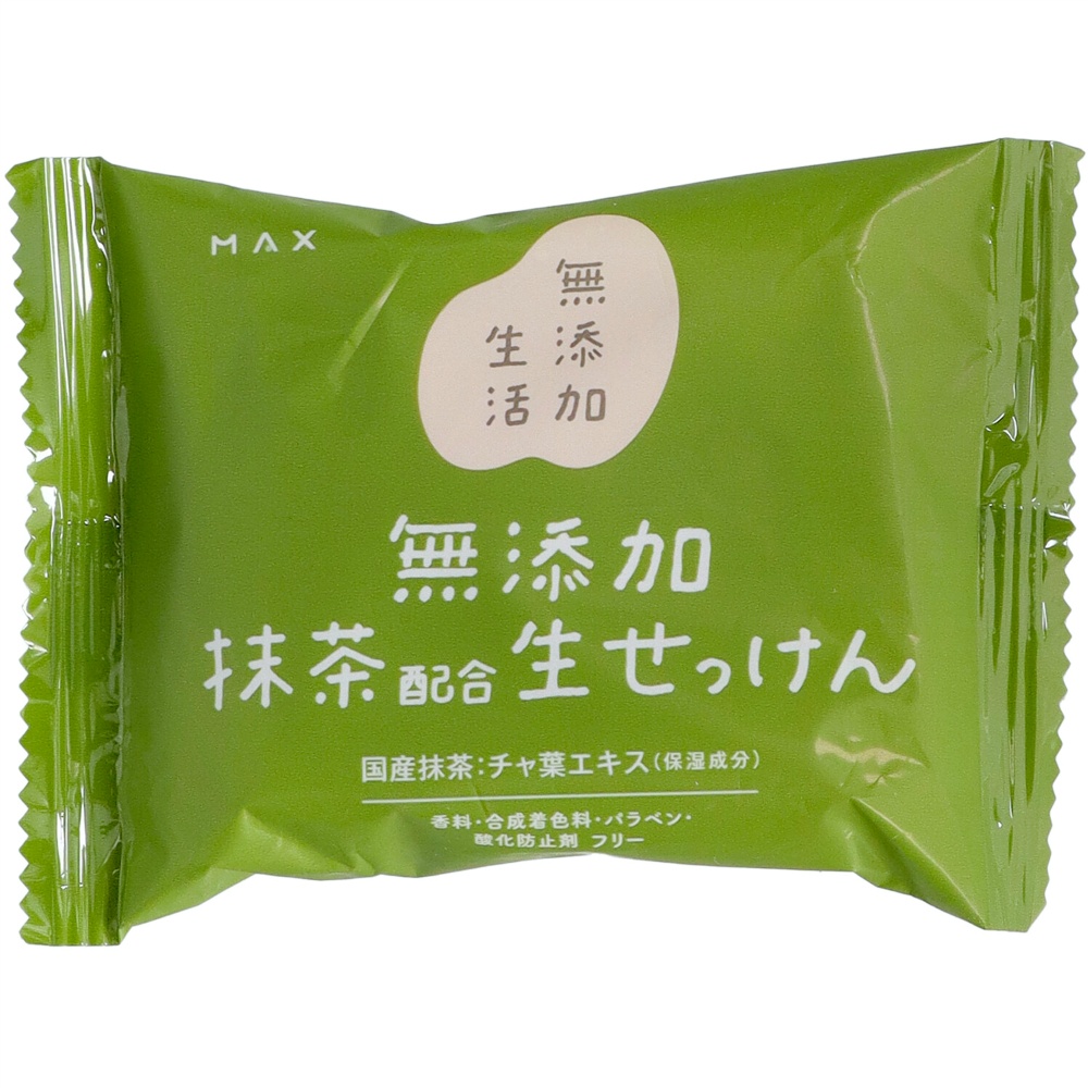 無添加生活　無添加抹茶配合生せっけん