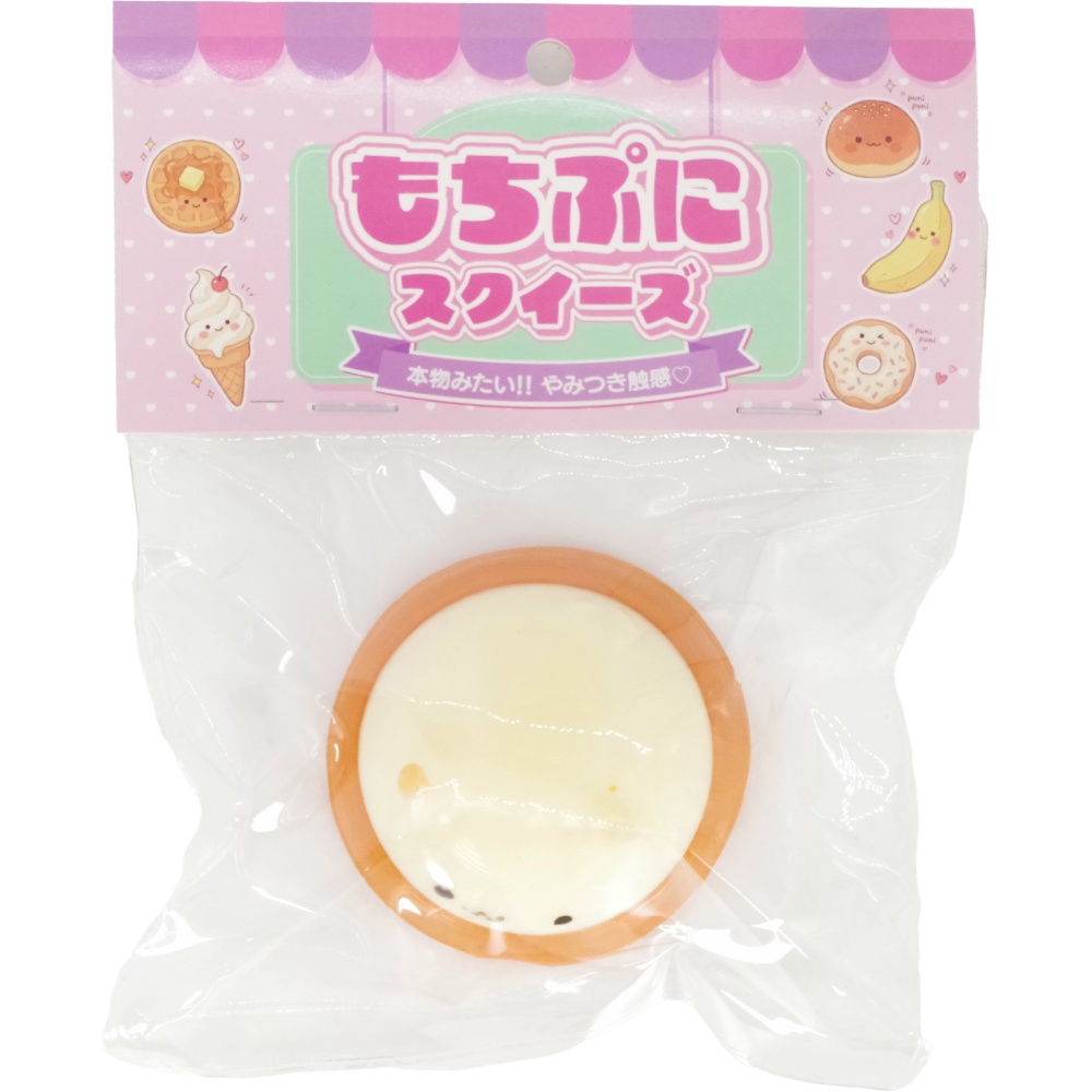 もちぷにスクイーズ　あんぱん白あんにゃん