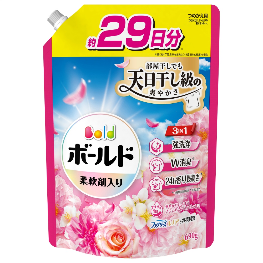ボールドジェル華やかプレミアムブロッサムの香りつめかえ用超特大サイズ