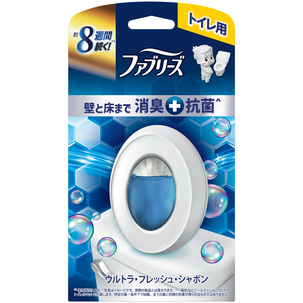 ファブリーズトイレ用消臭剤プレミアムシリーズ＋抗菌ウルトラフレッシュシャボン