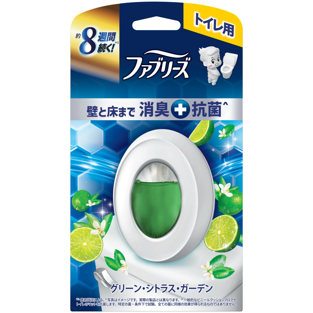 ファブリーズトイレ用消臭剤プレミアムシリーズ＋抗菌グリーンシトラスガーデン