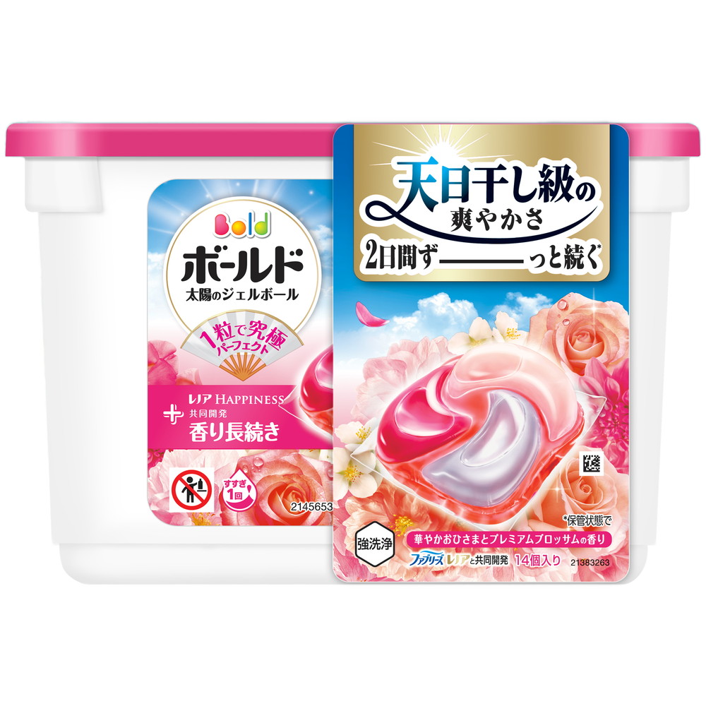 ボールドジェルボール４Ｄ華やかおひさまとプレミアムブロッサムの香り本体