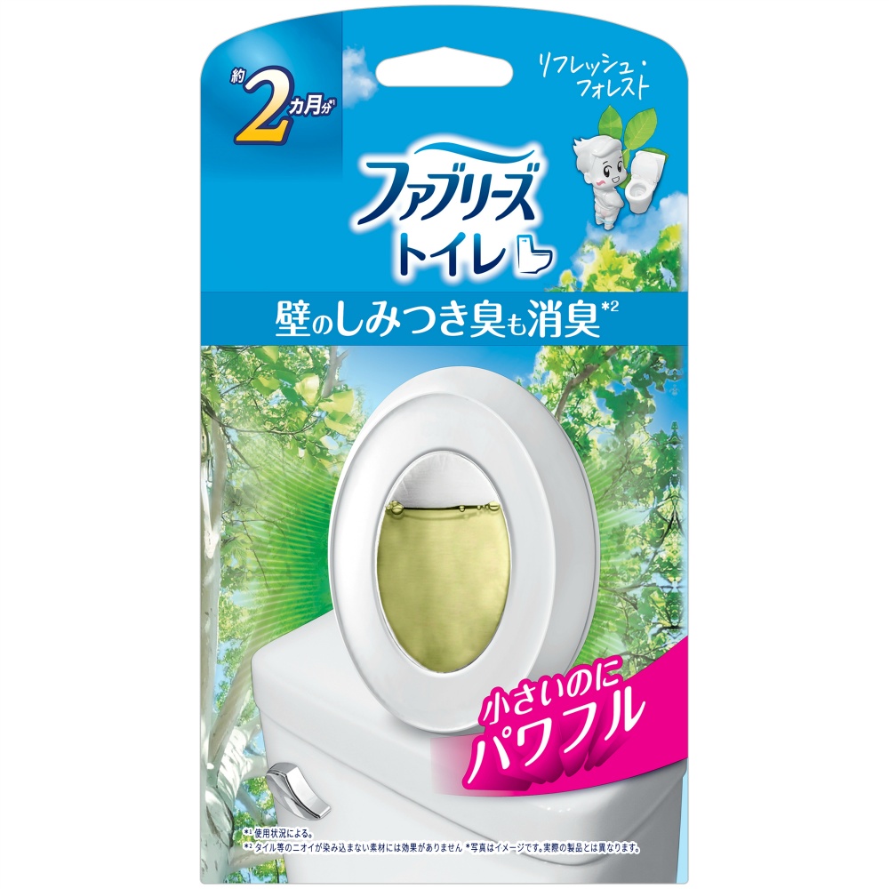 ファブリーズトイレ用消臭剤リフレッシュ・フォレスト本体