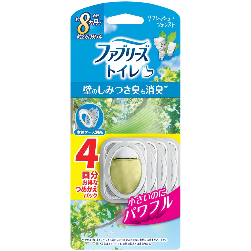 ファブリーズトイレ用消臭剤リフレッシュ・フォレストつめかえ