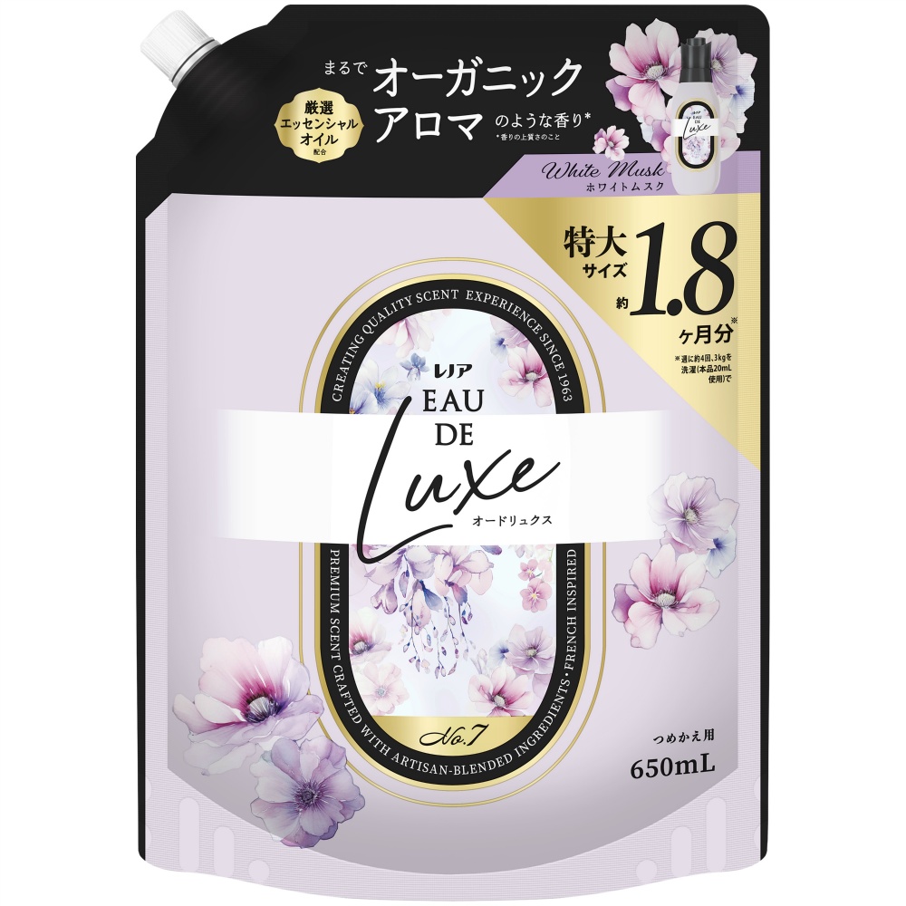 レノアオードリュクスホワイトムスクの香りつめかえ用特大サイズ