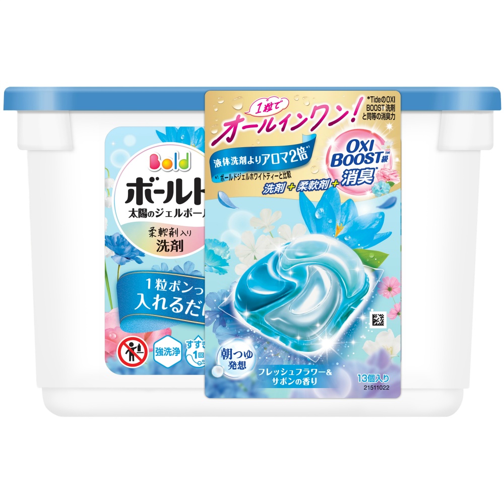 ボールドジェルボール４Ｄフレッシュフラワー＆サボンの香り本体