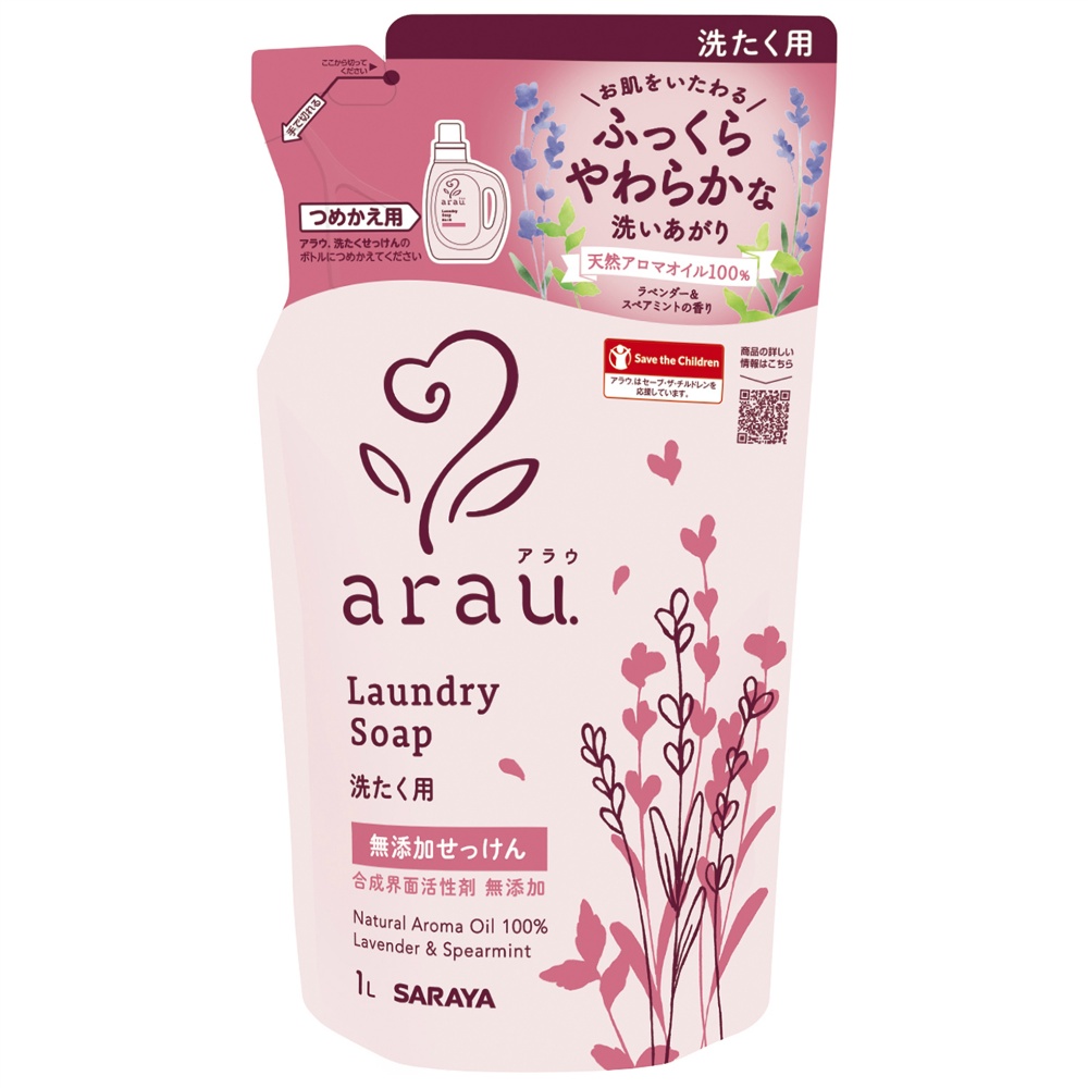 アラウ．　洗たくせっけん　詰替用　１Ｌ