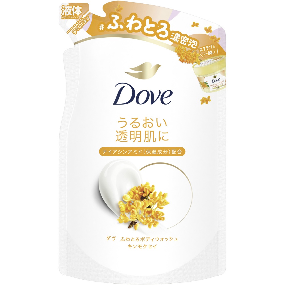ダヴ　ふわとろボディウォッシュ　キンモクセイ　つめかえ用