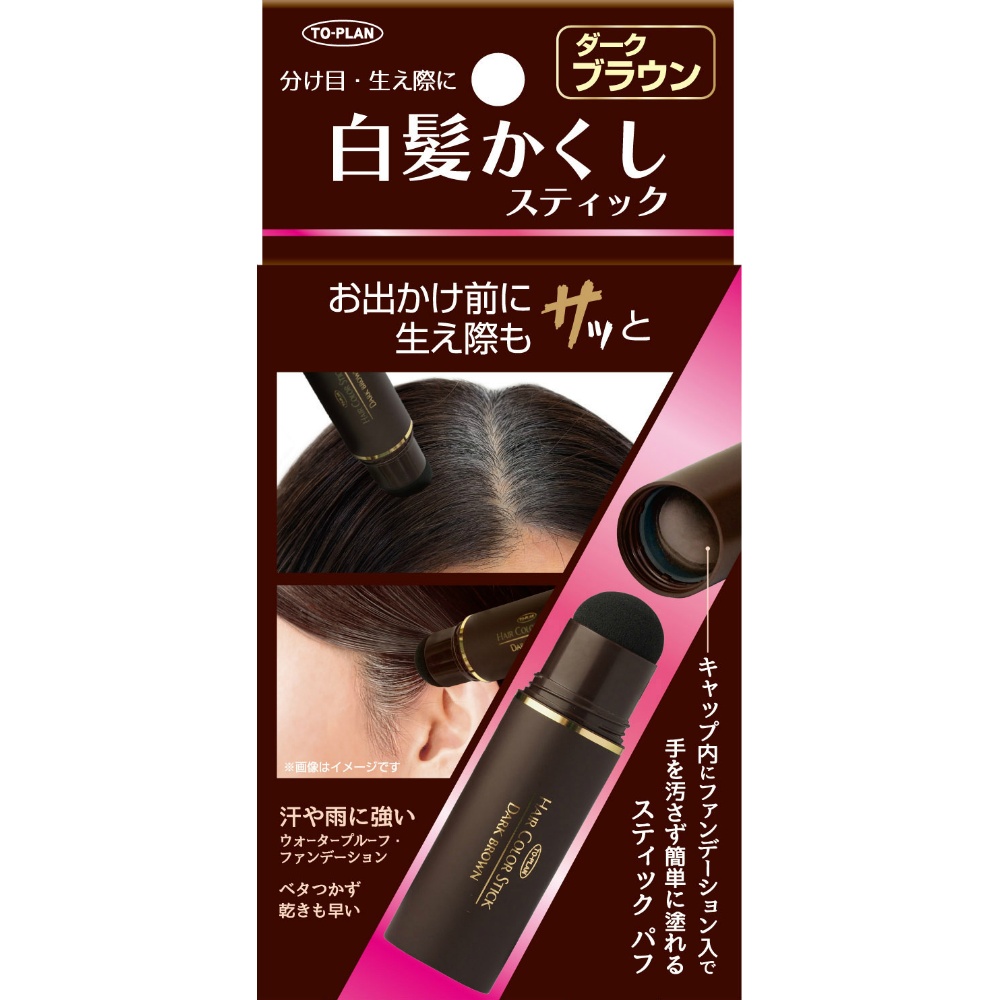 白髪かくしスティックダークブラウン