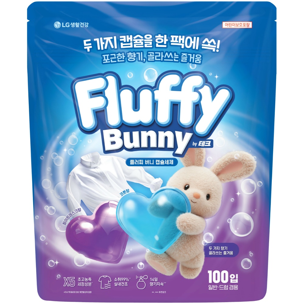 Ｆｌｕｆｆｙ　Ｂｕｎｎｙ洗濯用カプセル洗剤　大容量