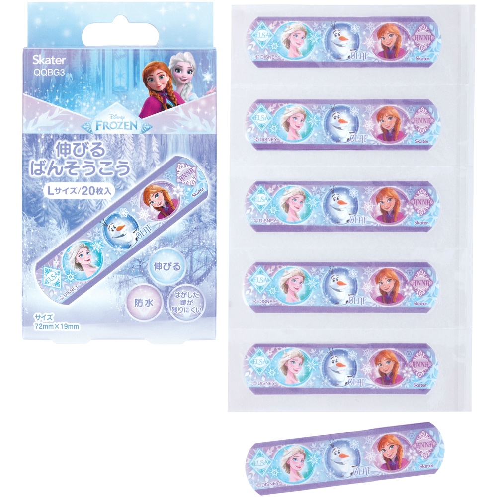 伸びるばんそうこうＬ　アナと雪の女王　ＱＱＢＧ３