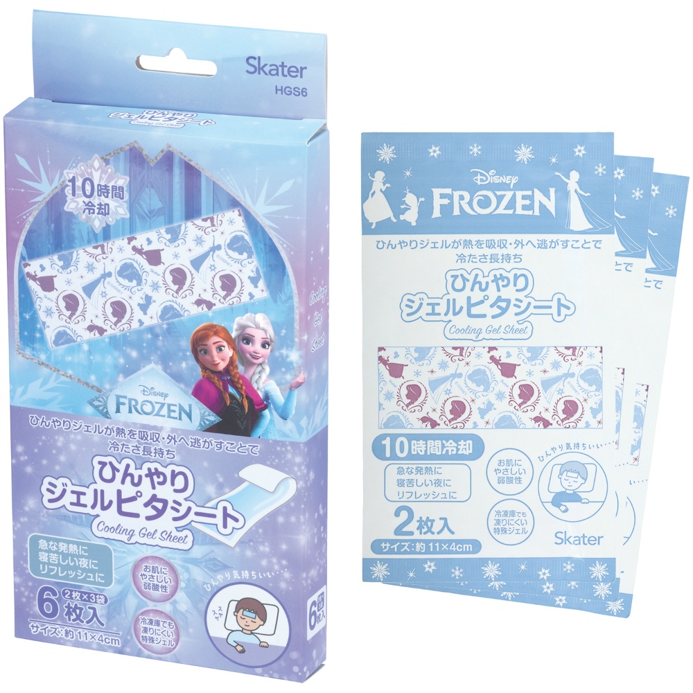ひんやりジェルピタシート　アナと雪の女王　ＨＧＳ６