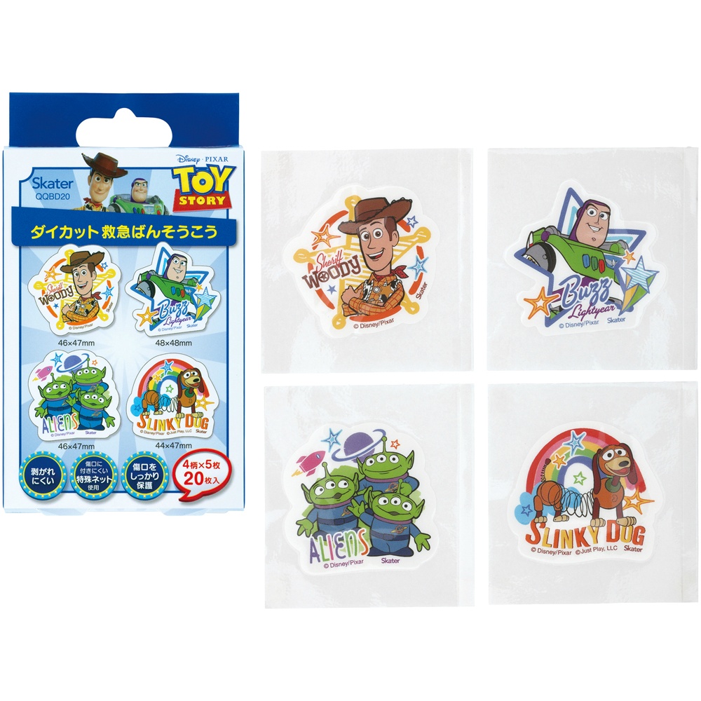 ダイカットばんそうこう　トイストーリー　ＱＱＢＤ２０