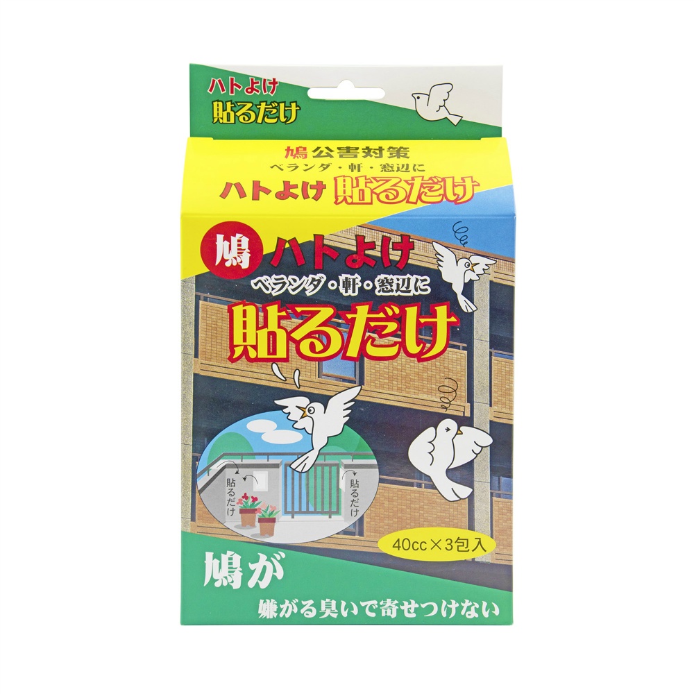 トーヤク　ハトよけ貼るだけ　４０ｃｃ×３包