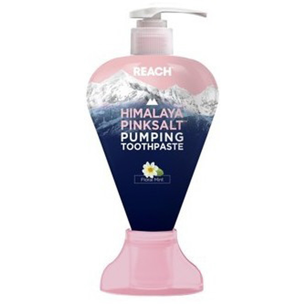 リーチ　ヒマラヤピンクソルト　ポンプ歯みがき　フローラルミント