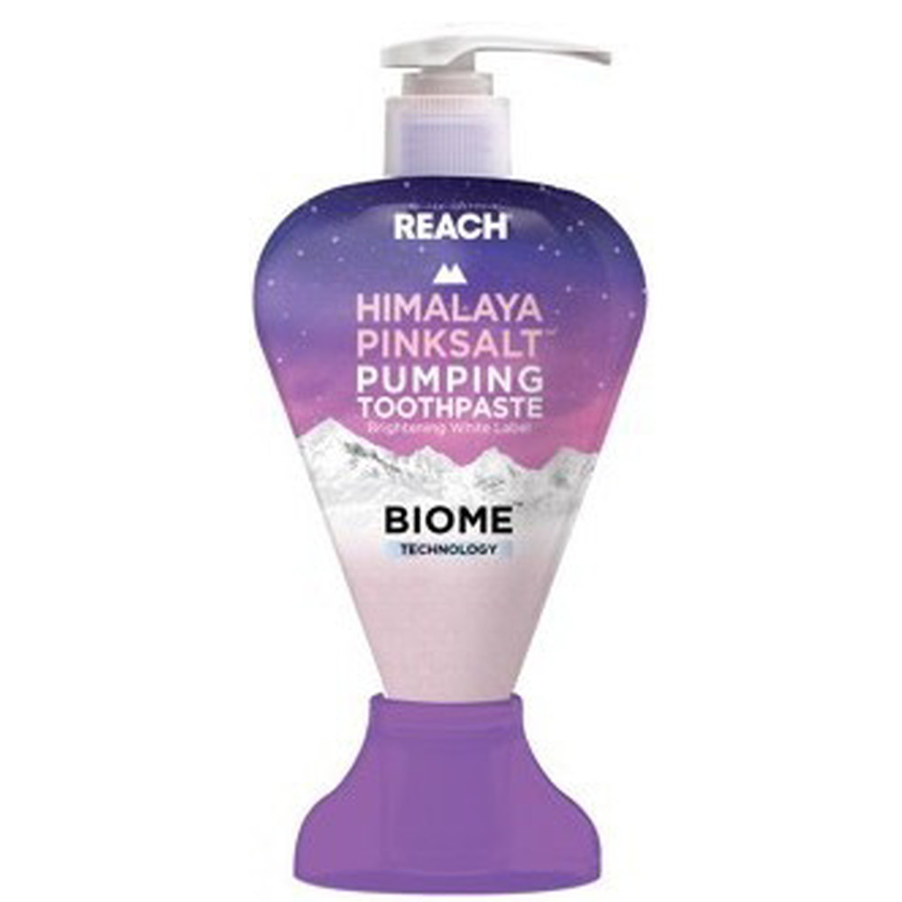 リーチ　ヒマラヤピンクソルト　ポンプ歯みがき　バイオーム