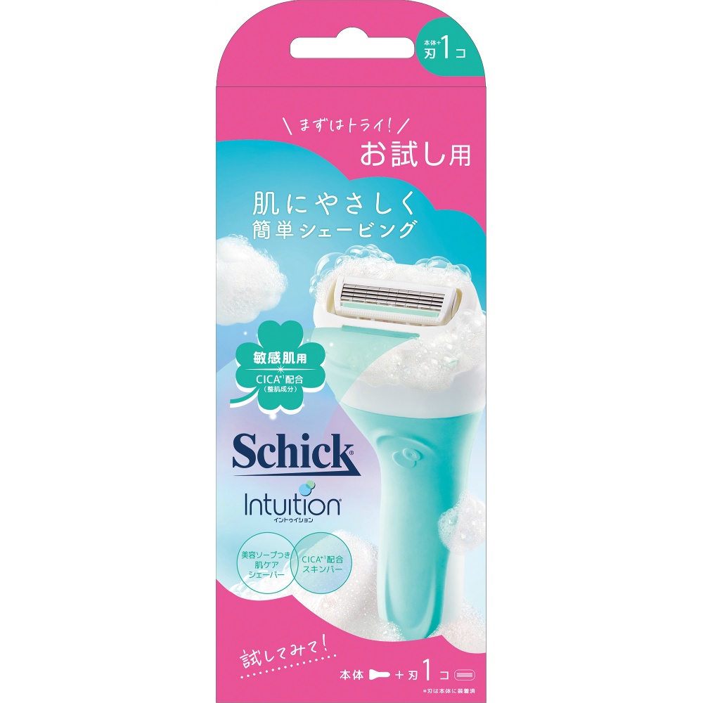 シック　イントゥイション　敏感肌用　ホルダー（本体＋刃１コ）お試し用