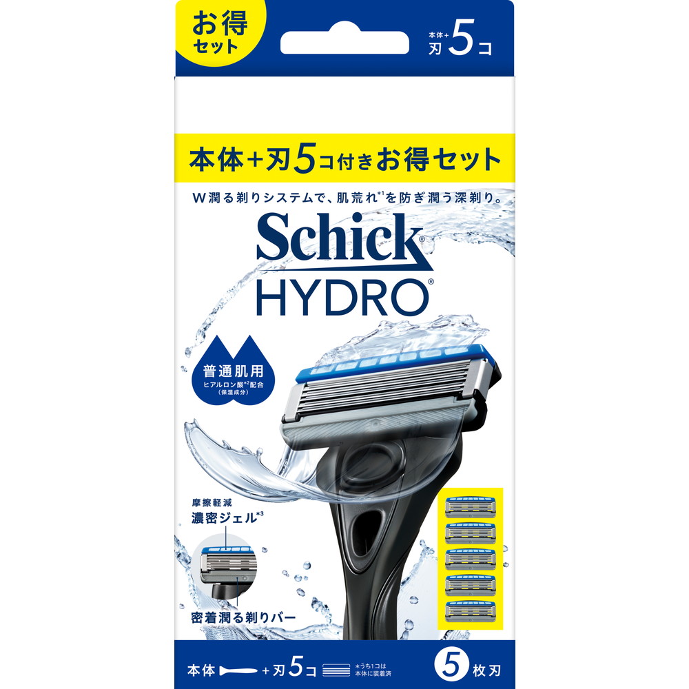 シック　ハイドロ　普通肌　コンボパック（本体＋刃５コ）