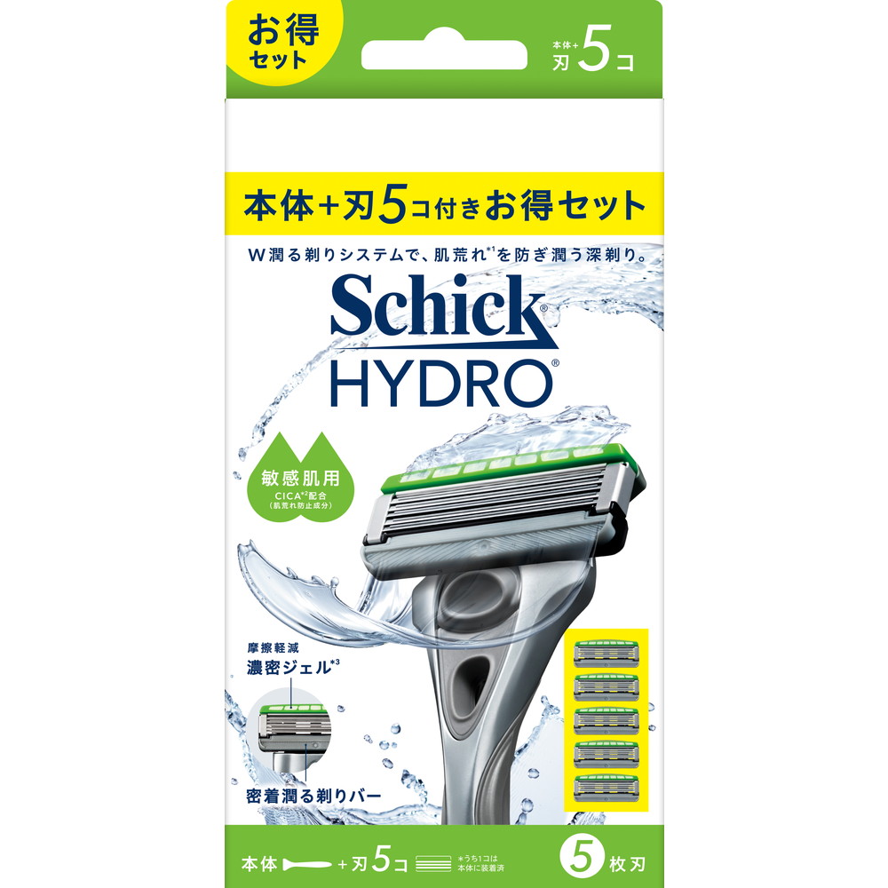 シック　ハイドロ　敏感肌　コンボパック（本体＋刃５コ）