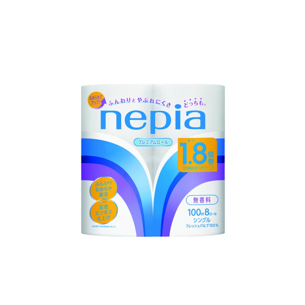 ネピア　トイレットロール　１．８倍巻　シングル