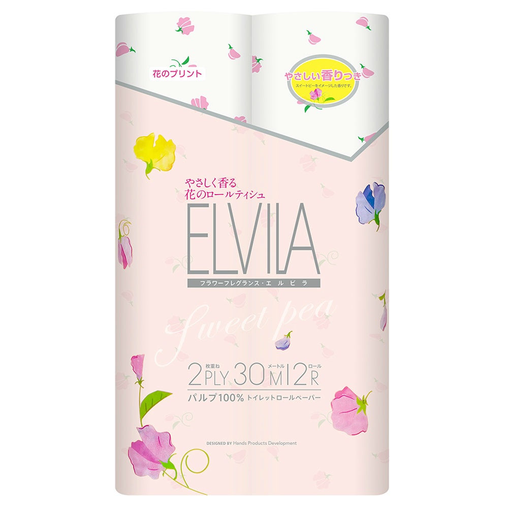 四国特紙　エルビラ１２ロール　スイートピー
