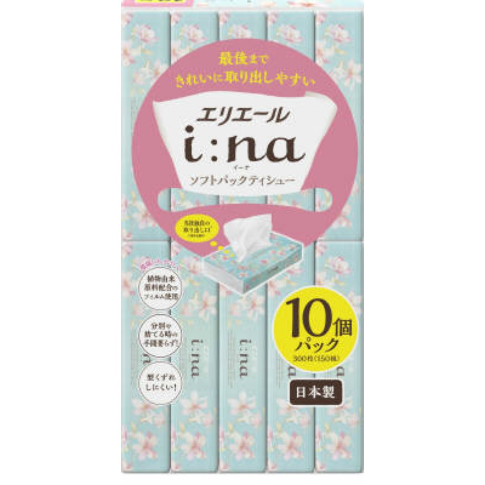 エリエールイーナティシューソフトパック150W10P