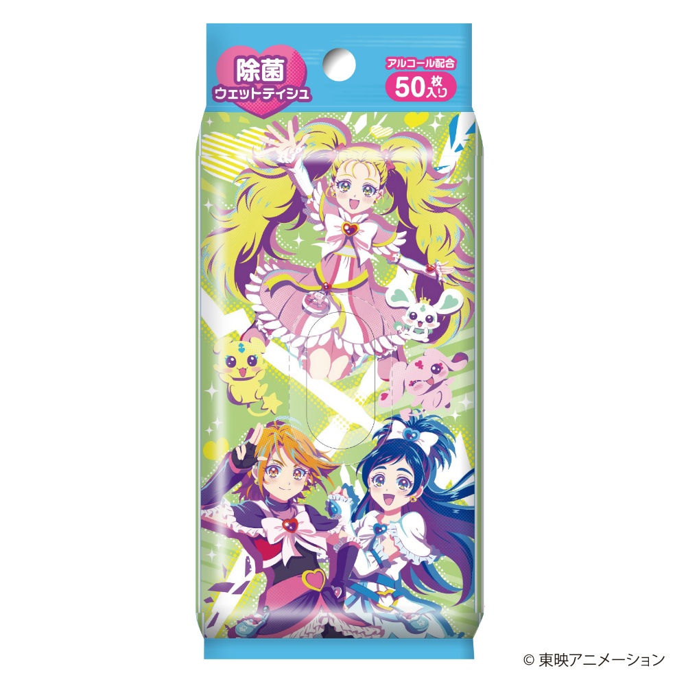ふたりはプリキュアマックスハート除菌ウェットティシュ