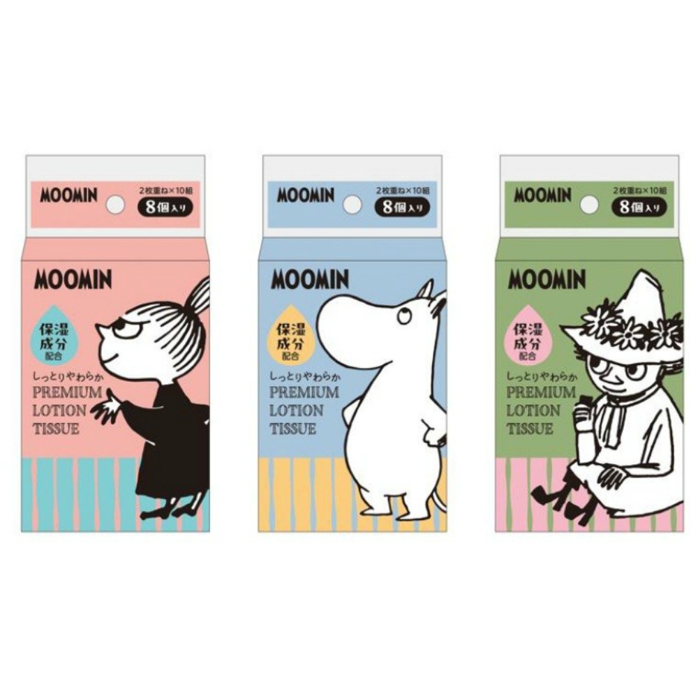 ムーミンプレミアムローションポケットティシュ