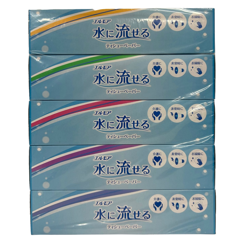 エルモア　水に流せるティシューペーパー