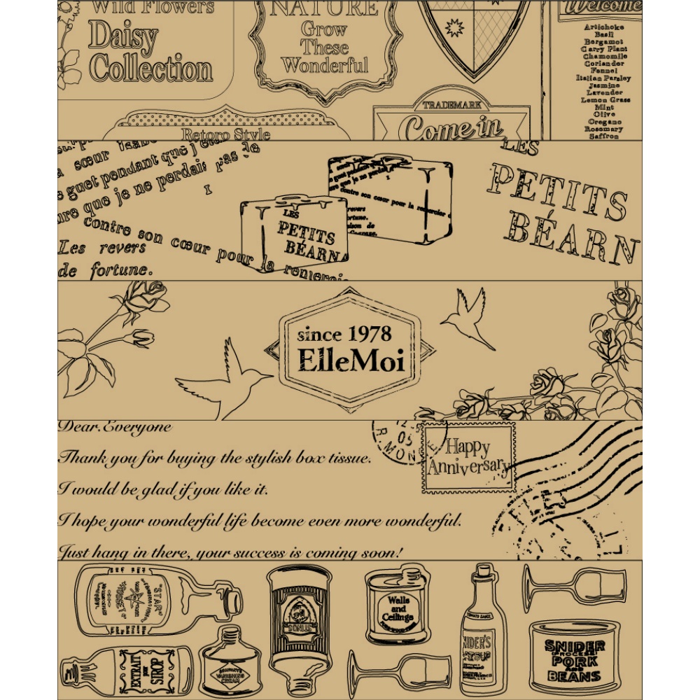 エルモア　Ｋａｚａｒｕ　ヴィンテージ　ティシュー