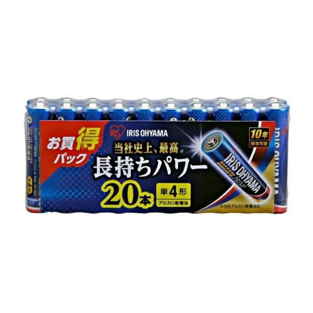 アルカリ乾電池　ＢＩＧＣＡＰＡ　ＰＲＩＭＥ　単４形　２０本パック　ＬＲ０３ＢＰ／２０Ｐ