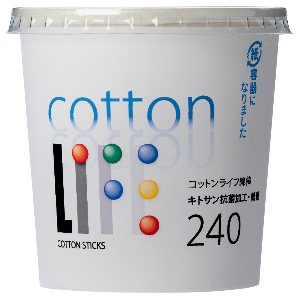 コットンライフ綿棒紙筒