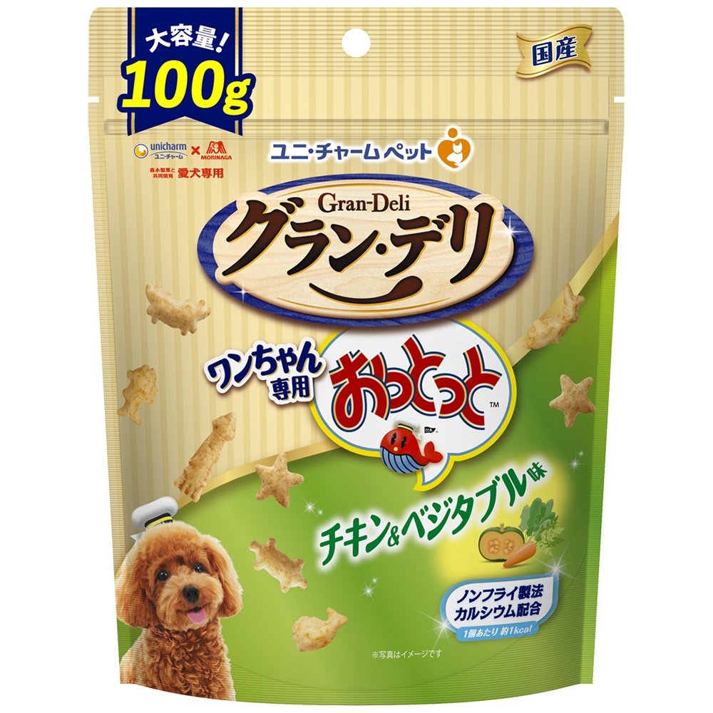 グラン・デリ　ワンちゃん専用おっとっと　チキン＆ベジタブル味１００ｇ