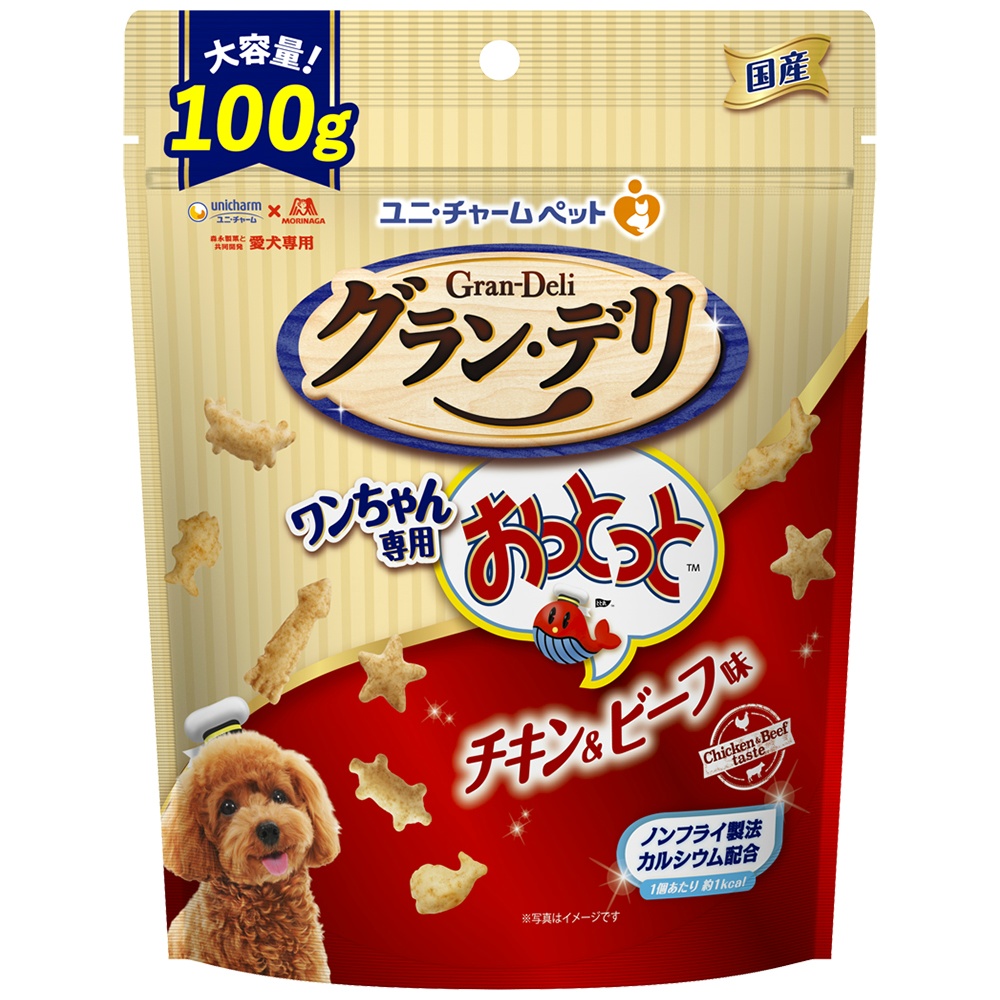 グラン・デリ　ワンちゃん専用おっとっと　チキン＆ビーフ味１００ｇ